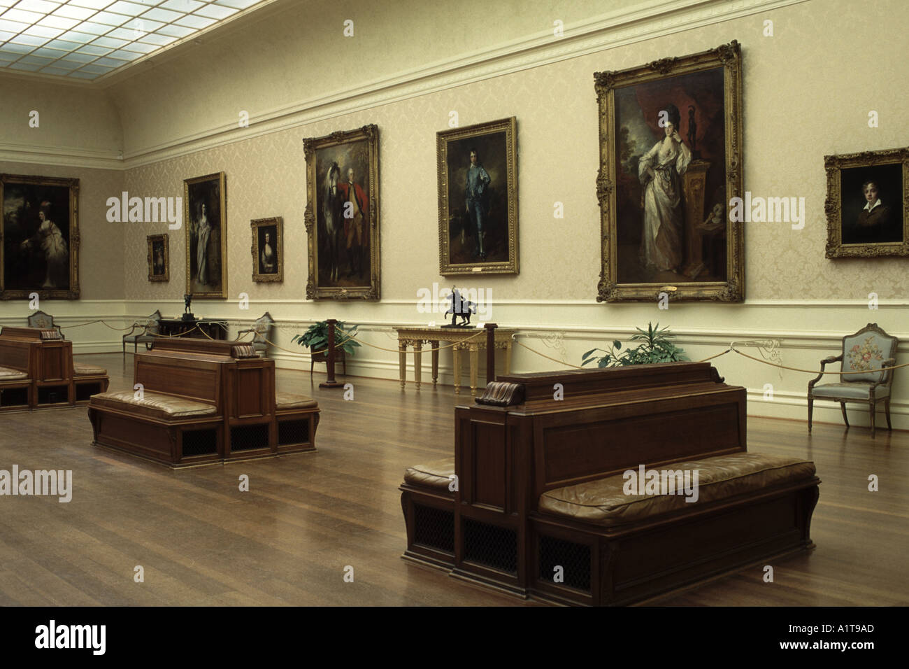 Huntingdon Gallery Interior Los Angeles California USA Foto Stock