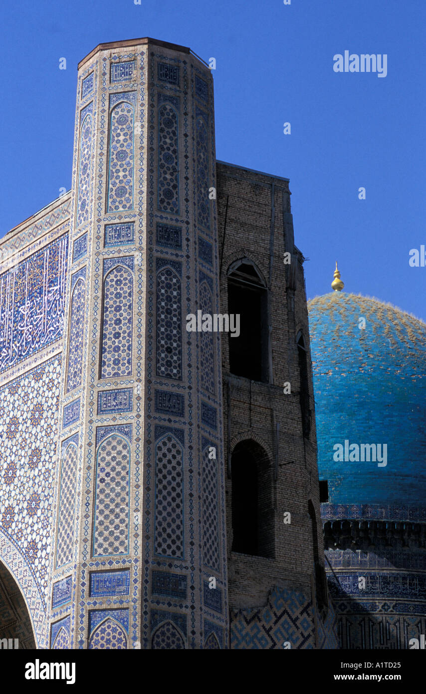 Bibi Khanym moschea, Samarcanda, Uzbekistan in Asia centrale. Foto Stock