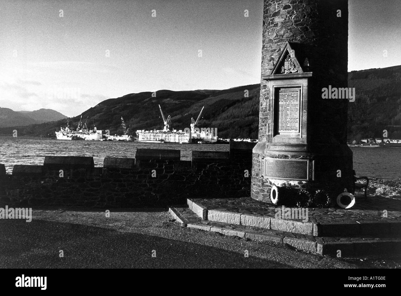 Santo serratura base navale Scozia 1991 Foto Stock