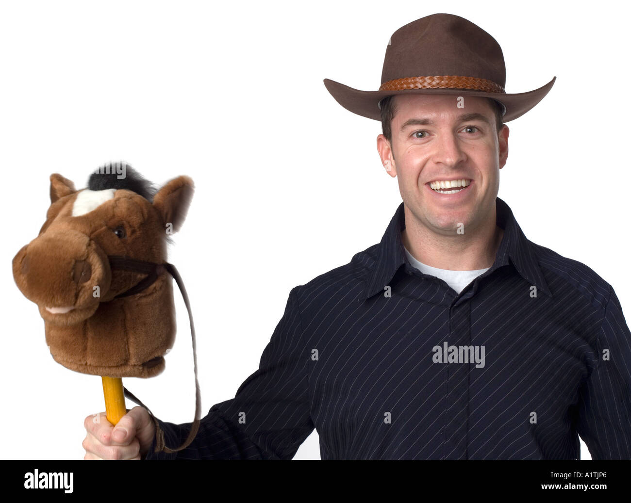 Ritratto di uomo caucasico Foto Stock