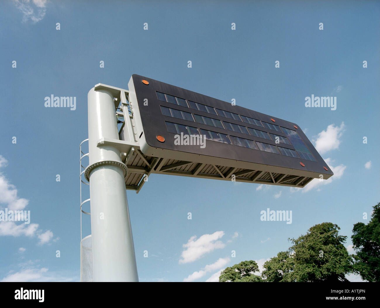 Autostrade Informazioni segno, Autostrada del Regno Unito. Foto Stock