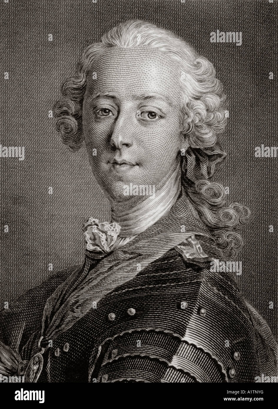 Charles Edward Louis John Casimir Sylvester Severino Maria Stuart, 1720 - 1788. Il Giovane Pretendente, Bonnie Prince Charlie. Foto Stock
