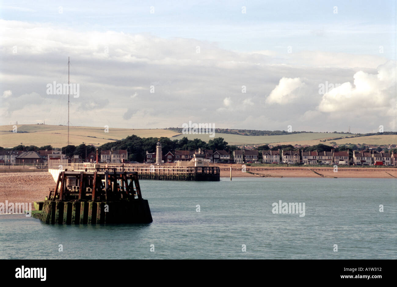 Ingresso a Shoreham Harbour Foto Stock