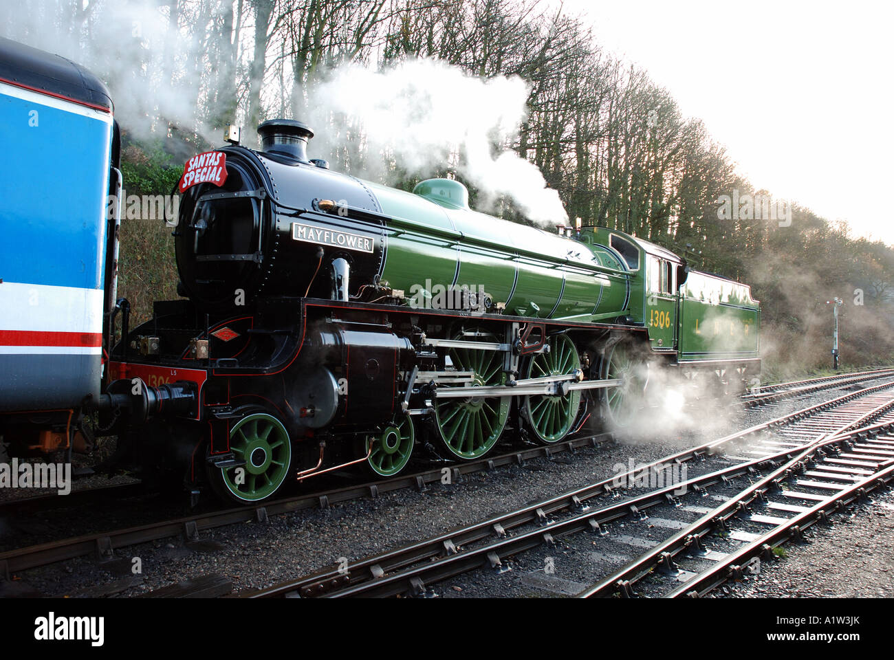 La linea di battaglia, Leicestershire, England, Regno Unito Foto Stock