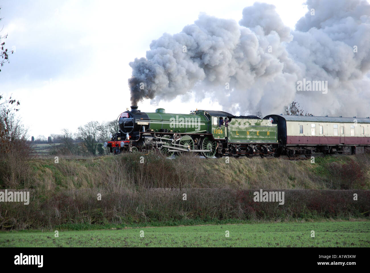 La linea di battaglia, Leicestershire, England, Regno Unito Foto Stock