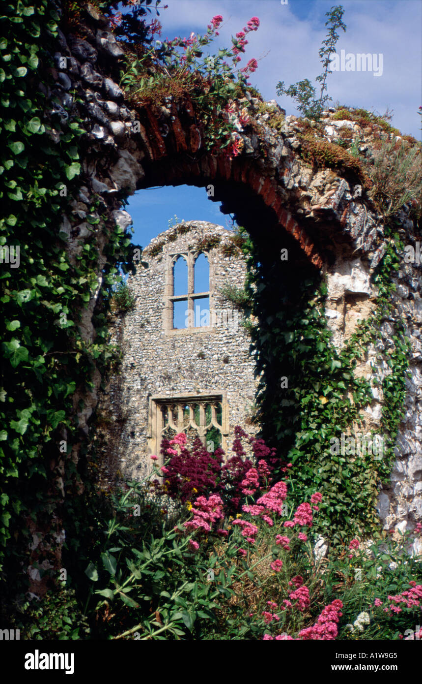Rovinato abbey walsingham Norfolk Inghilterra inglese gran bretagna british Regno Unito Regno Unito Europa Unione Europea di gb Foto Stock