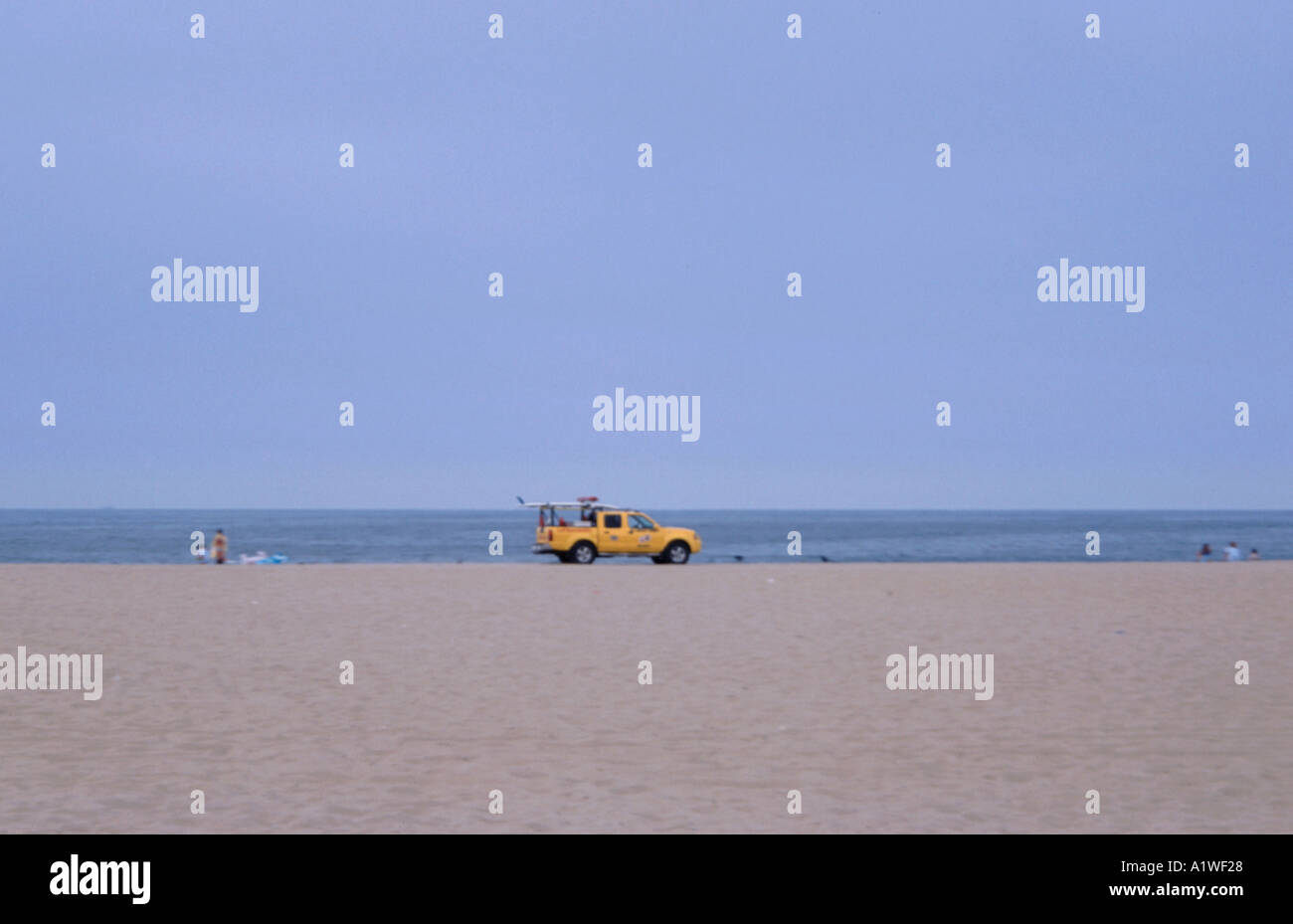 La spiaggia di Venezia Lifeguard carrello, Los Angeles California Foto Stock