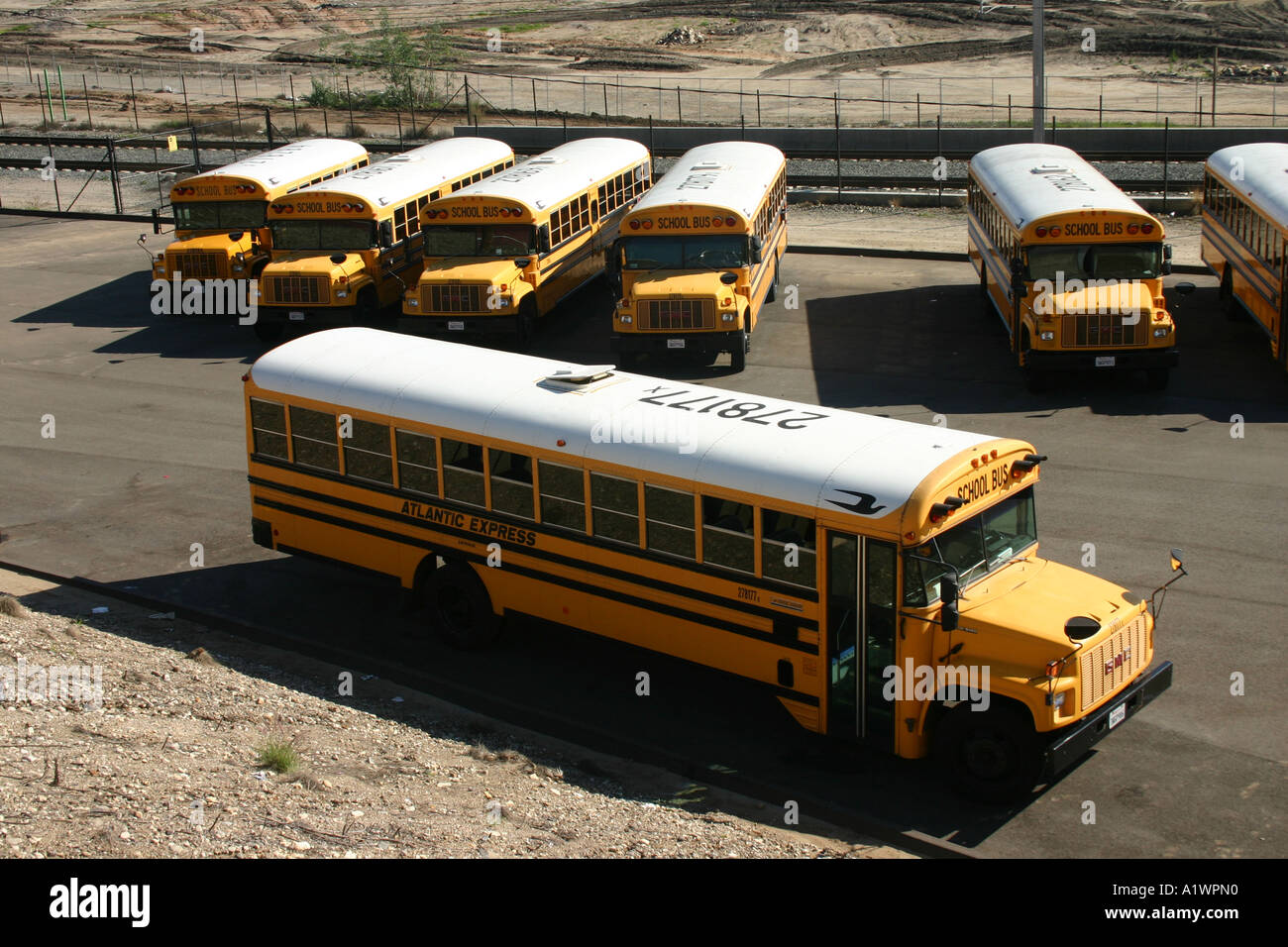 LOS ANGELES California USA, scuola omnibus Foto Stock