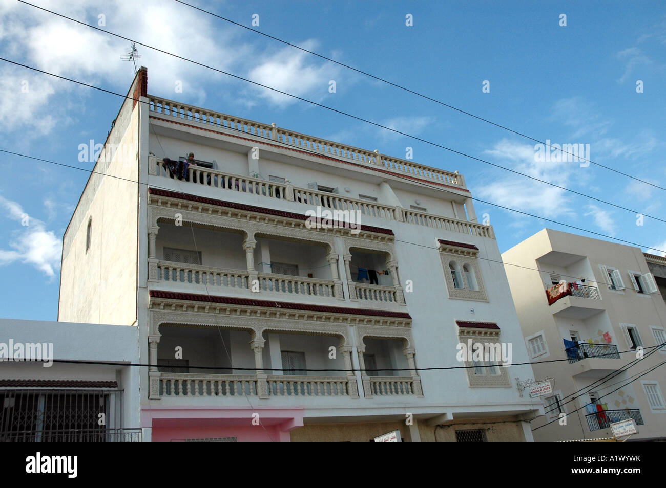 Casa del piatto in Sousse, Tunisia Foto Stock