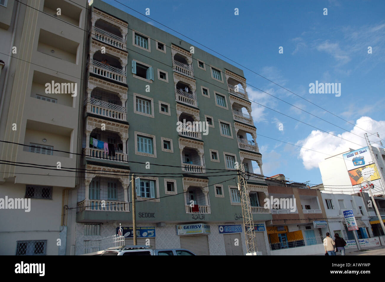 Casa del piatto in Sousse, Tunisia Foto Stock