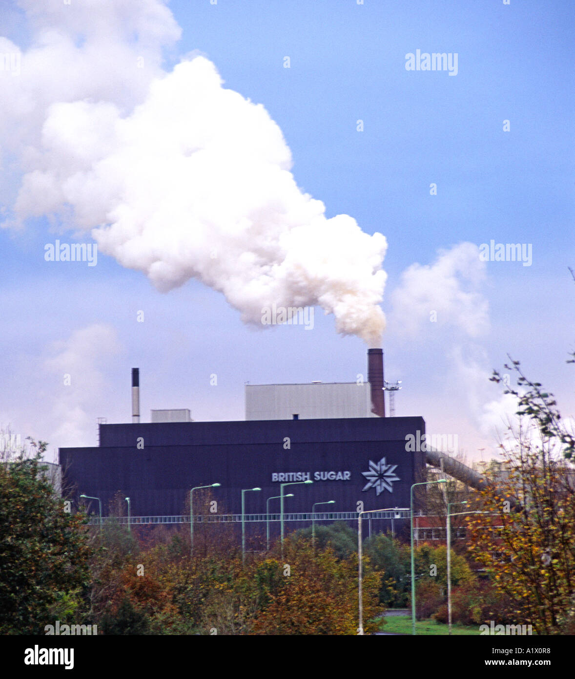 La barbabietola da zucchero di fabbrica Bury St Edmunds Suffolk in Inghilterra Foto Stock