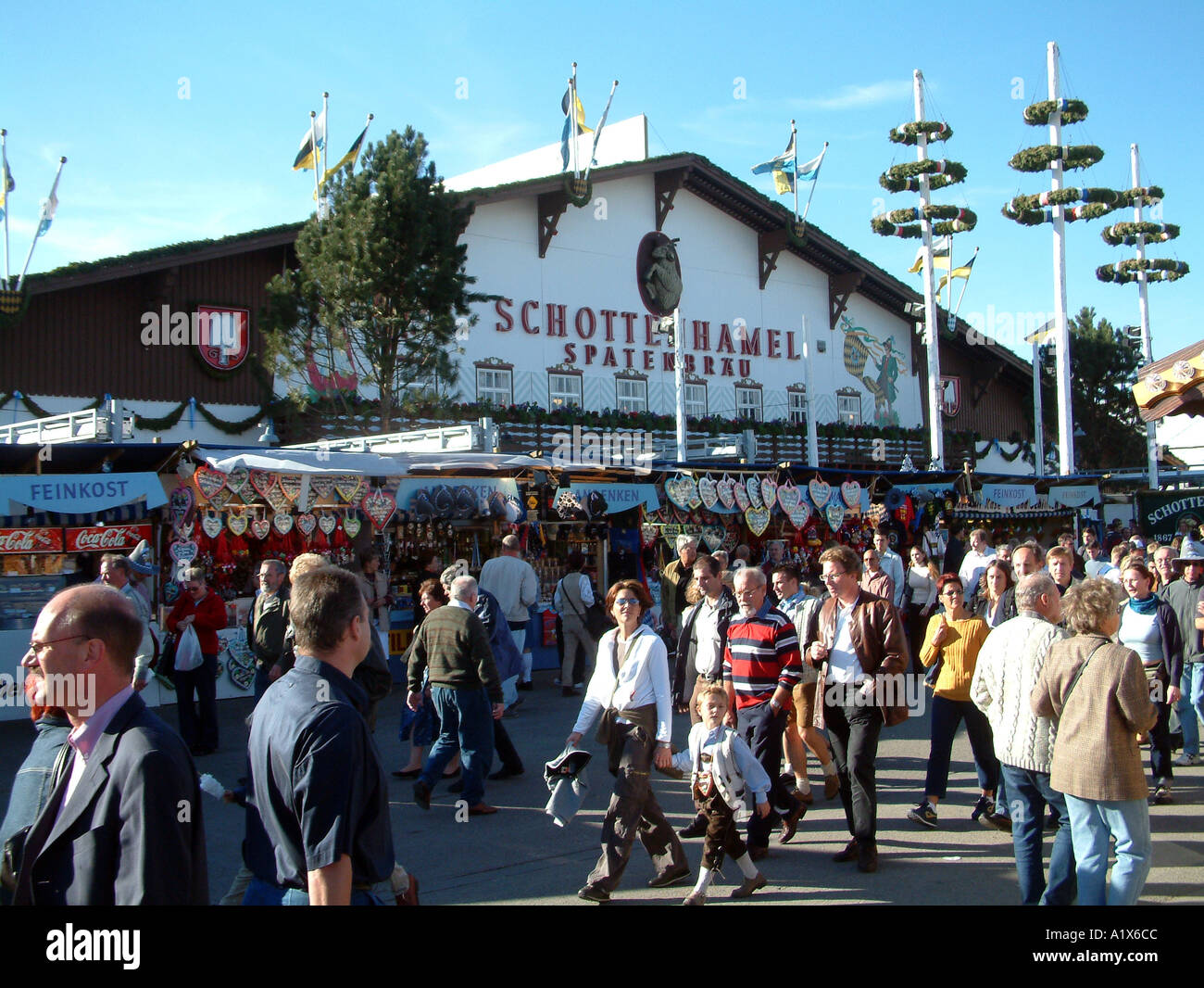 Monaco di Baviera - Festa della Birra SW Germania Europa UE Foto Stock