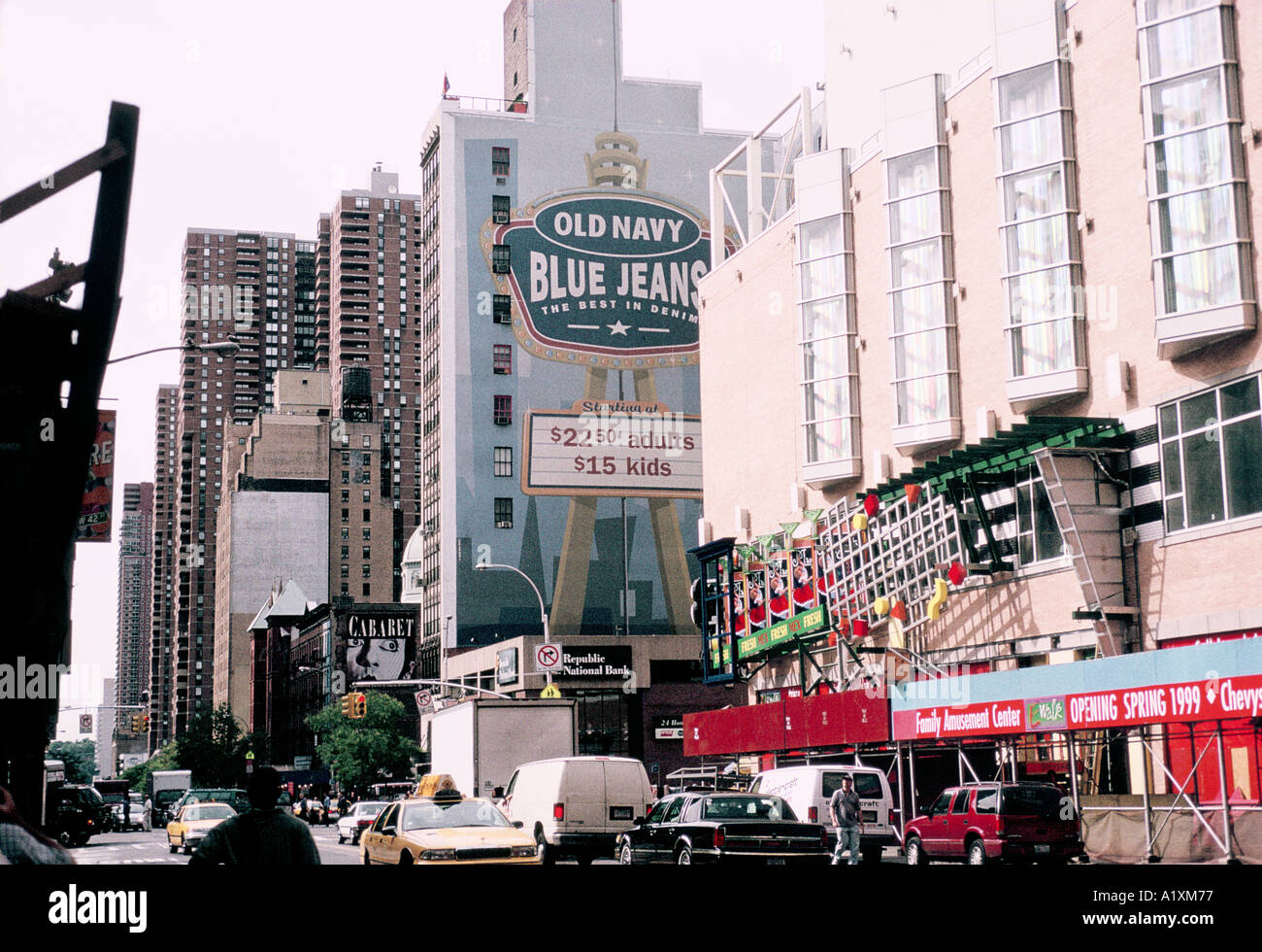 Pubblicità murales NEW YORK CITY Foto Stock