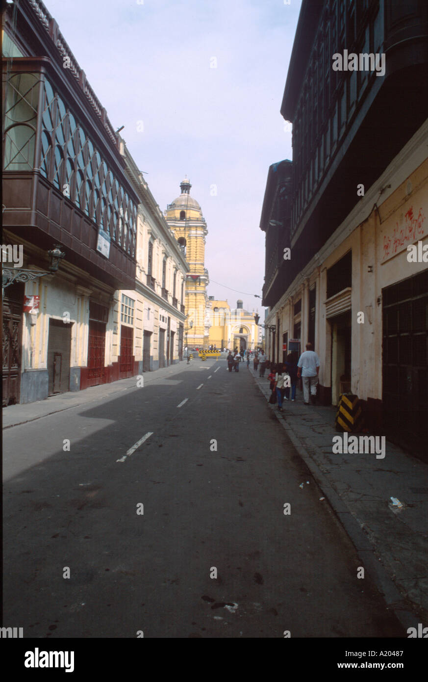 Il centro città di Lima Peru Foto Stock