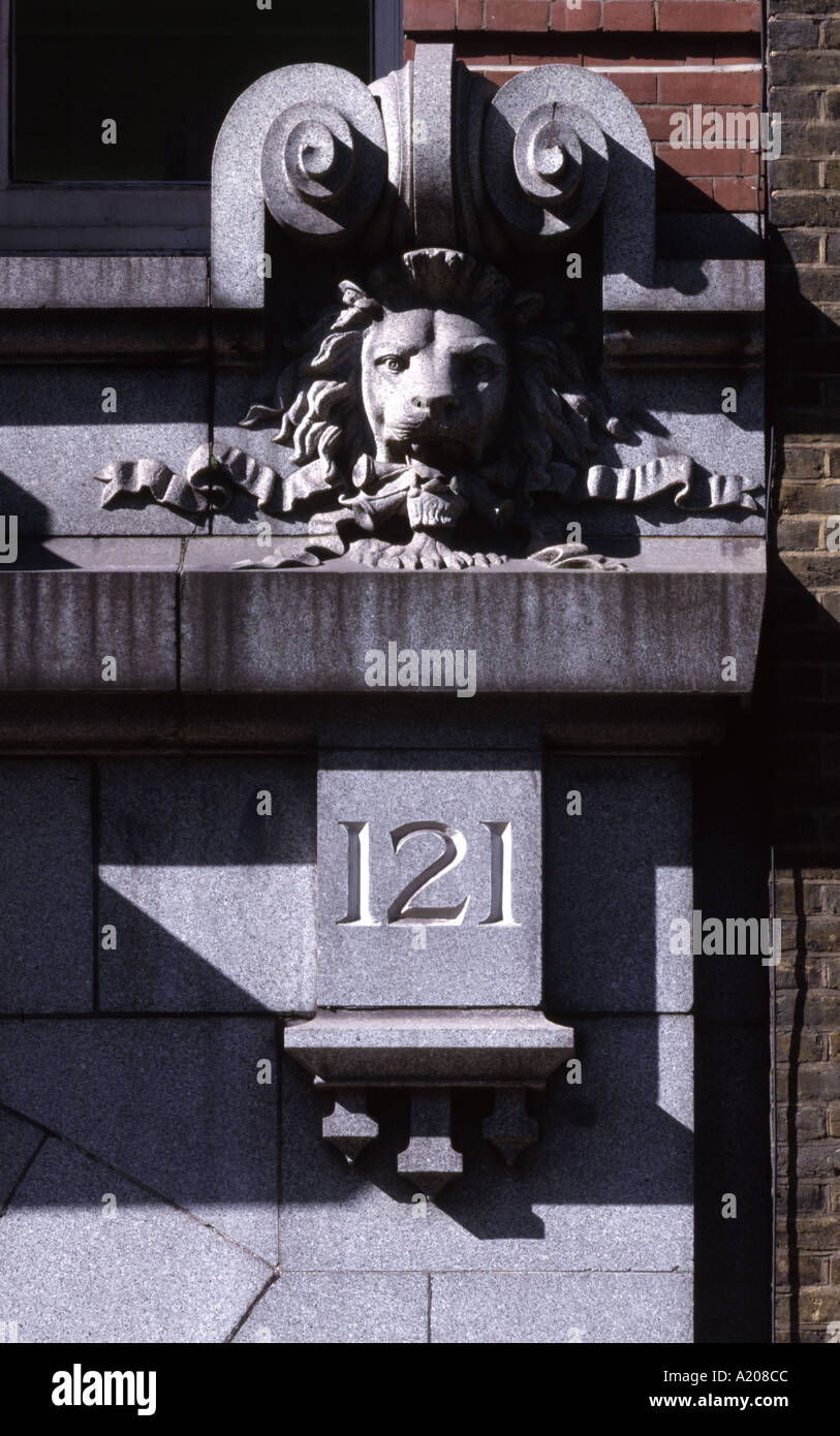 Necropoli di Londra Station ex Lion dettaglio Foto Stock