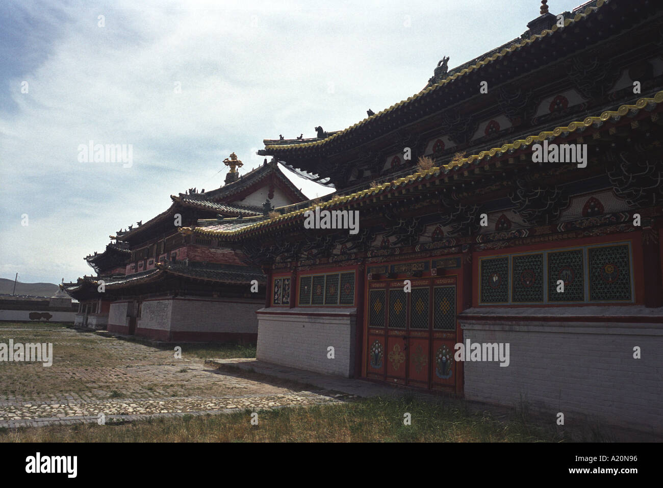 Erdene Zuu Khiid monastero, Kharkorin, Mongolia Foto Stock