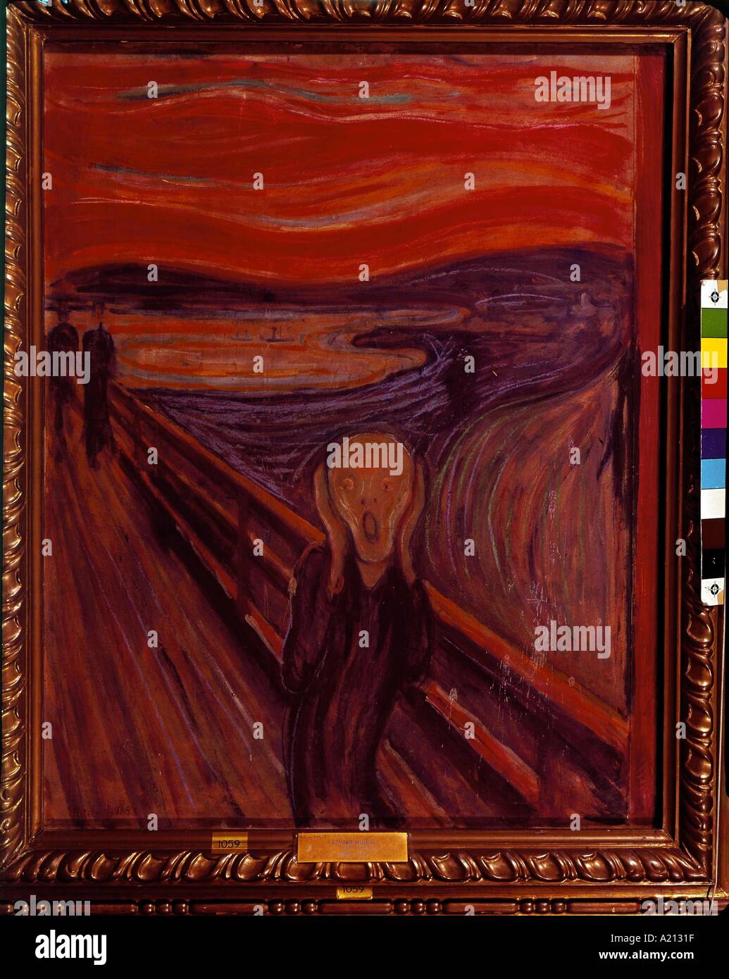 Il Grido di Edward Munch Rainbird Foto Stock