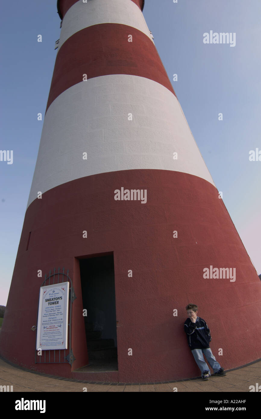 Smeaton's tower Plymouth Hoe Foto Stock