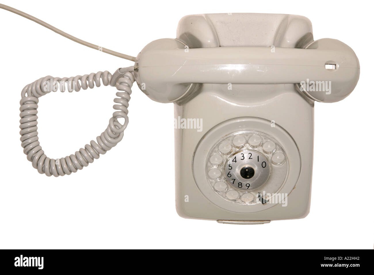 Il vecchio telefono analogico Foto Stock