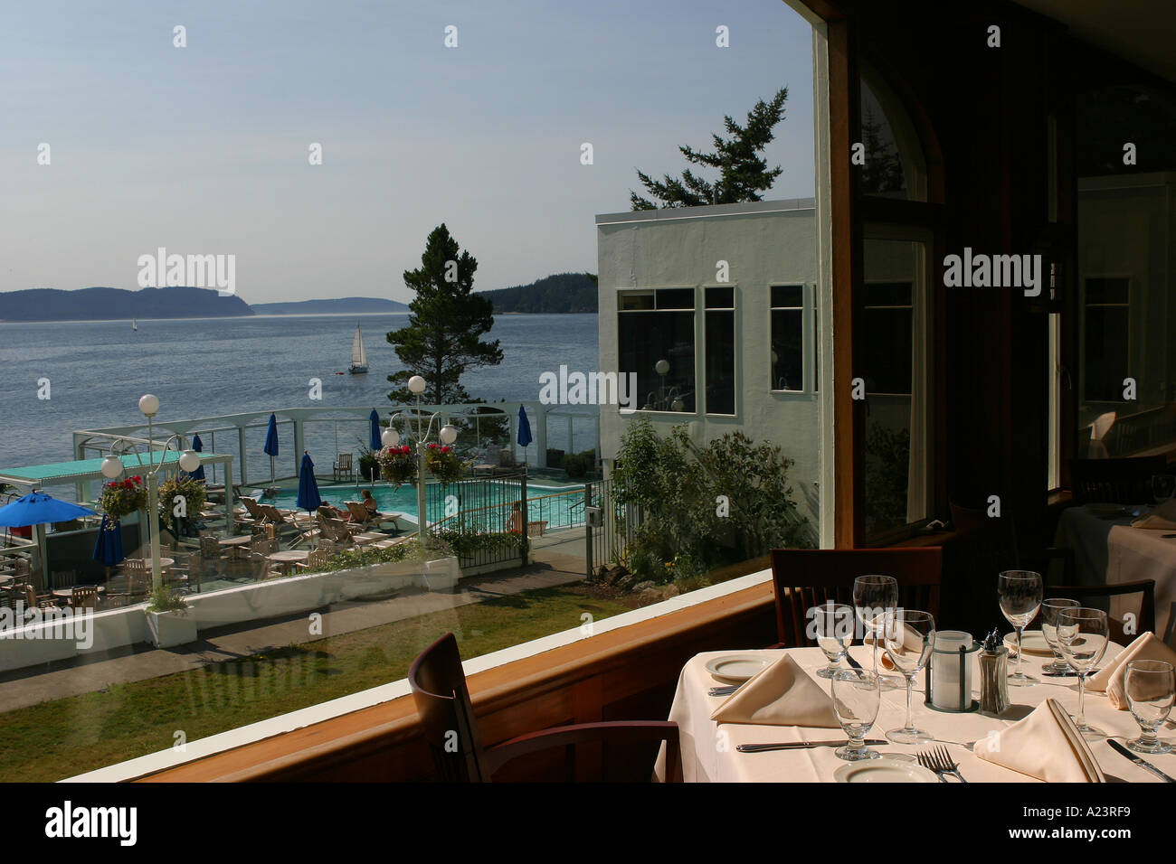 Rosario Resort Orcas Isola San Juan Islands Washington Foto Stock
