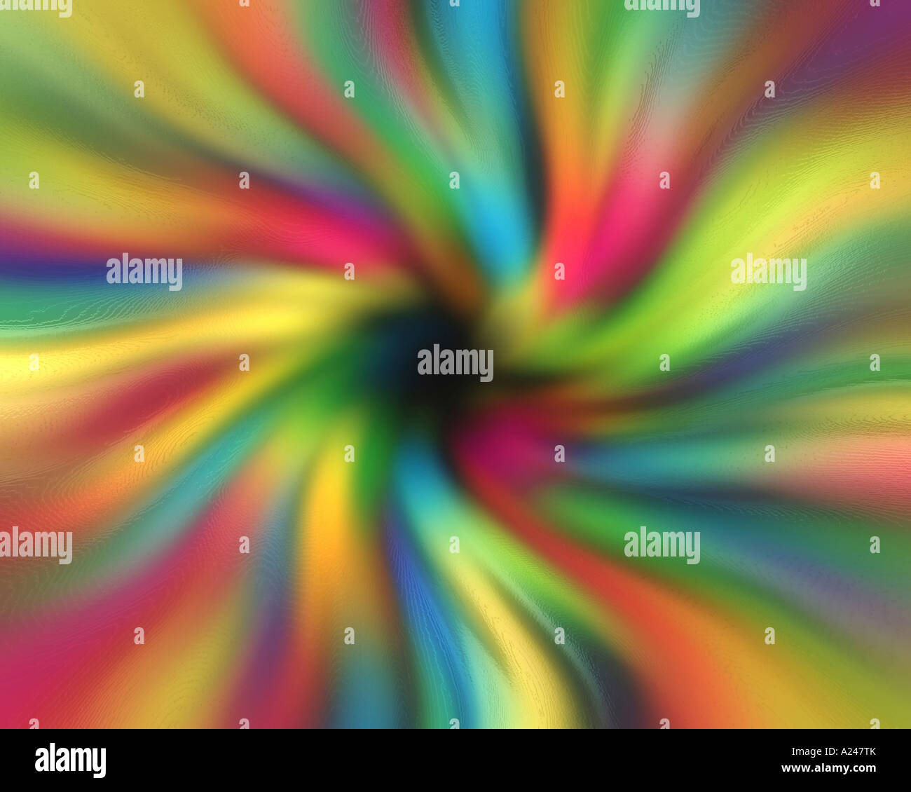 Multi colore pastello vortice vorticoso che potrebbe rappresentare un tempo il fenomeno dello spazio Foto Stock