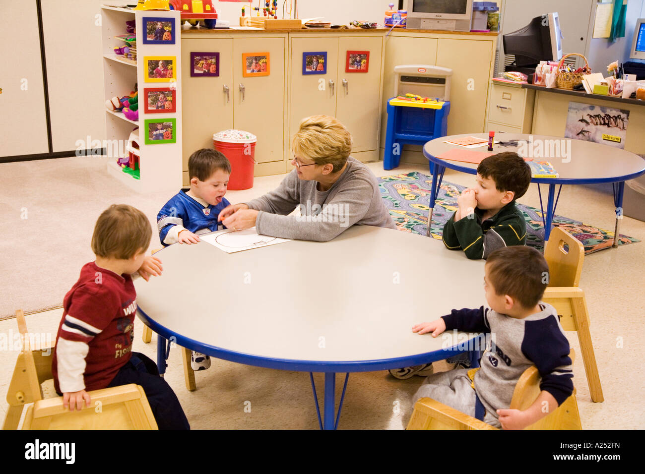 Formazione speciale Classe Foto Stock