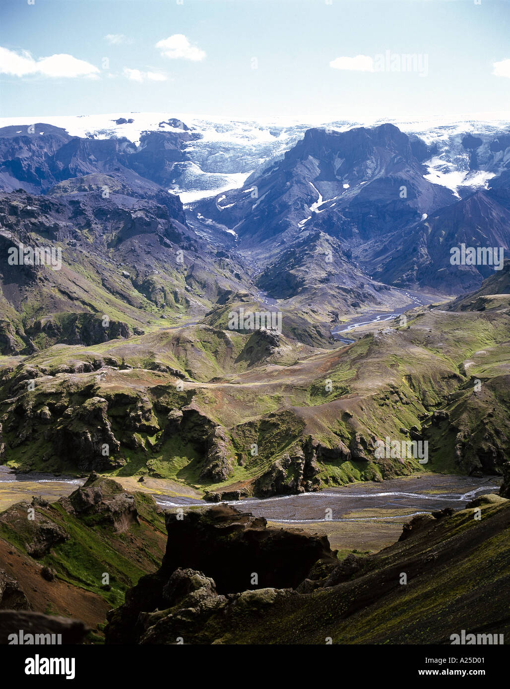 Aspro paesaggio di montagna Foto Stock