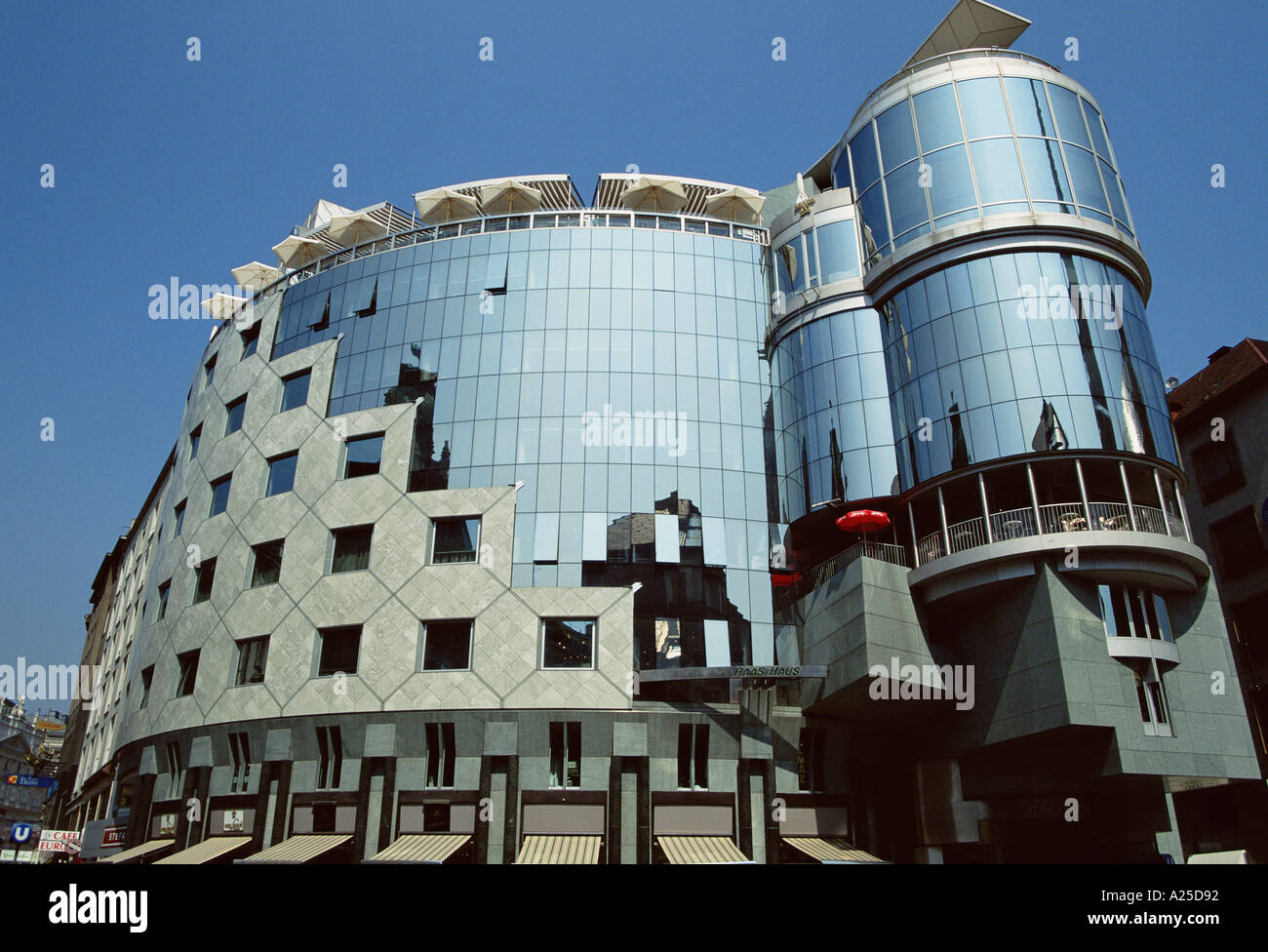 HAAS Casa Vienna AUSTRIA Foto Stock