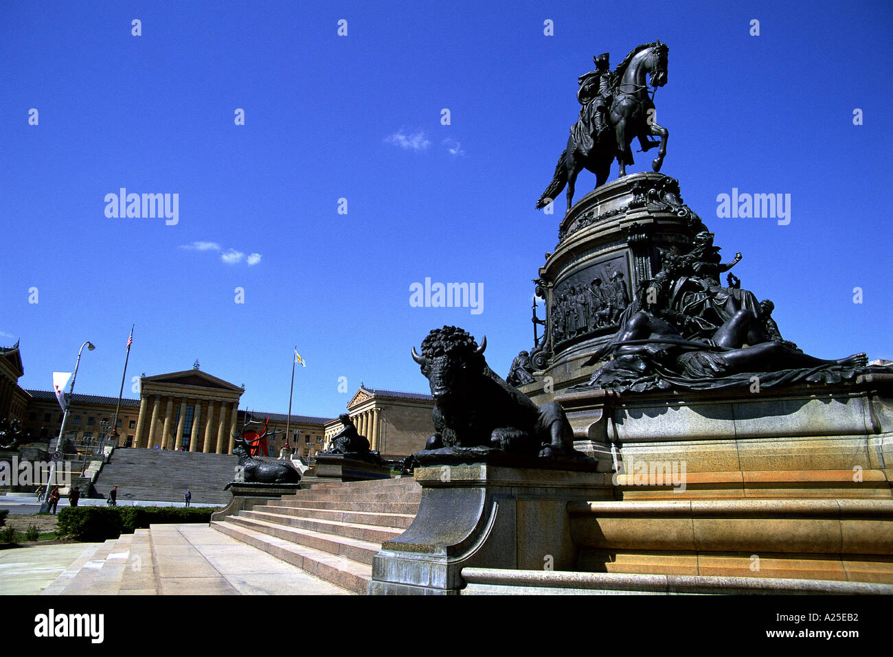 Museo di Arte di Filadelfia in Pennsylvania Foto Stock