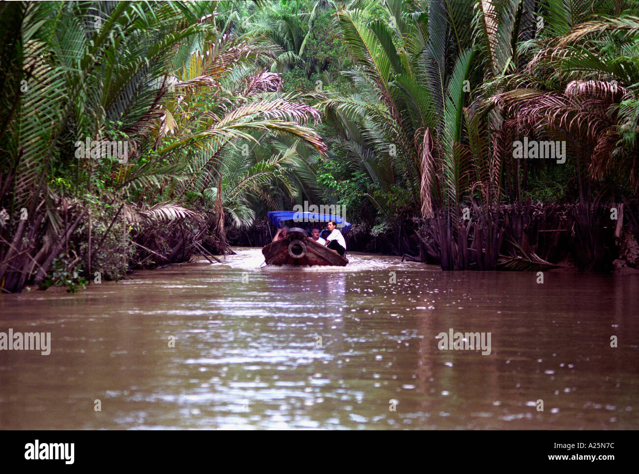 Delta del Mekong a sud di Ho Chi Minh City Vietnam del Sud Foto Stock