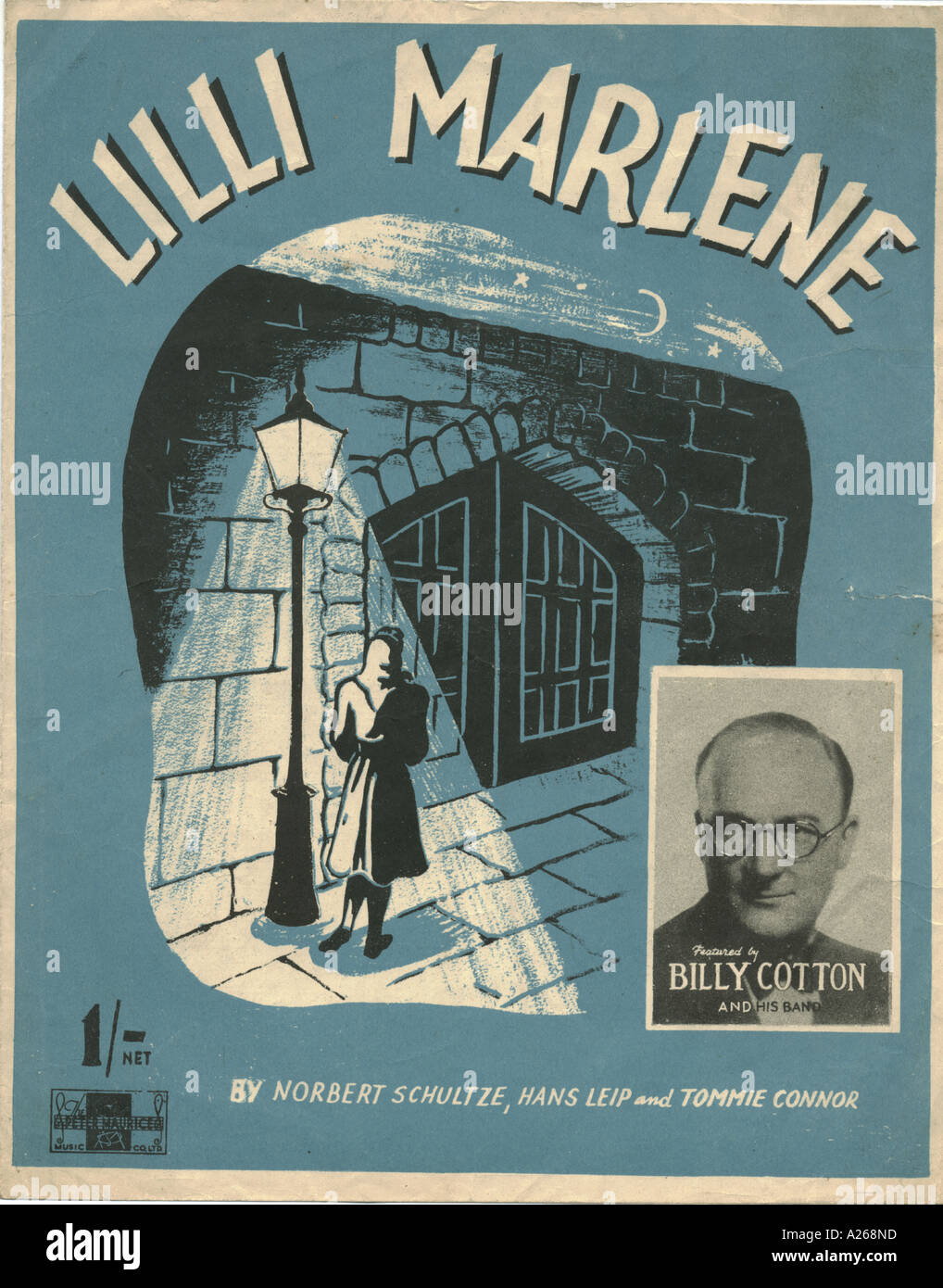 Il foglio di copertura di musica Lilli Marlene 1941 Foto Stock