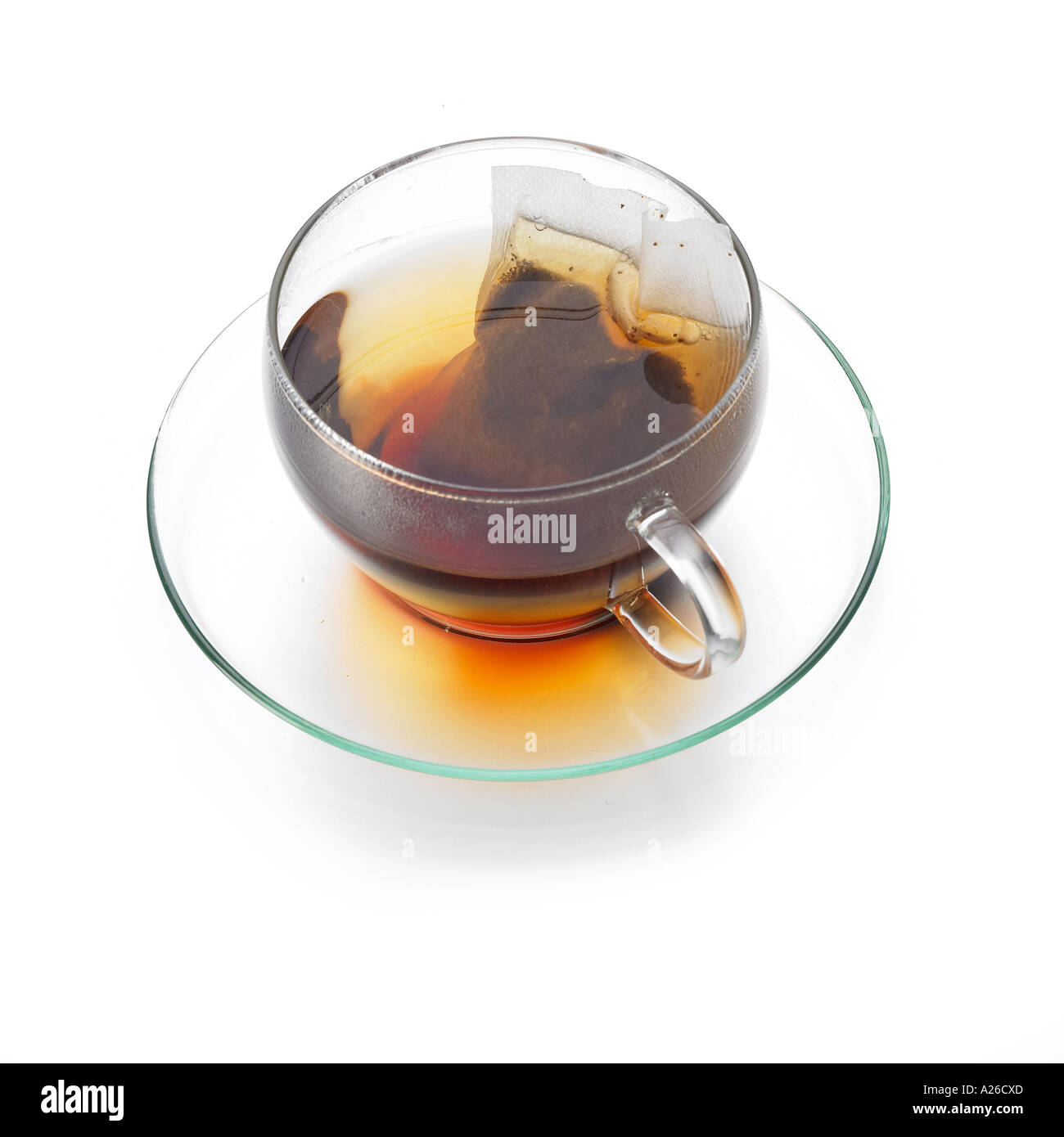 ritagliare il riflesso dello sfondo bianco Foto Stock