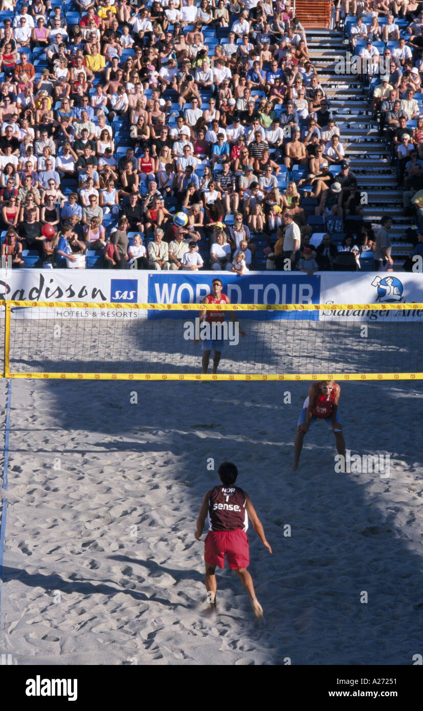 Beachvolley Foto Stock