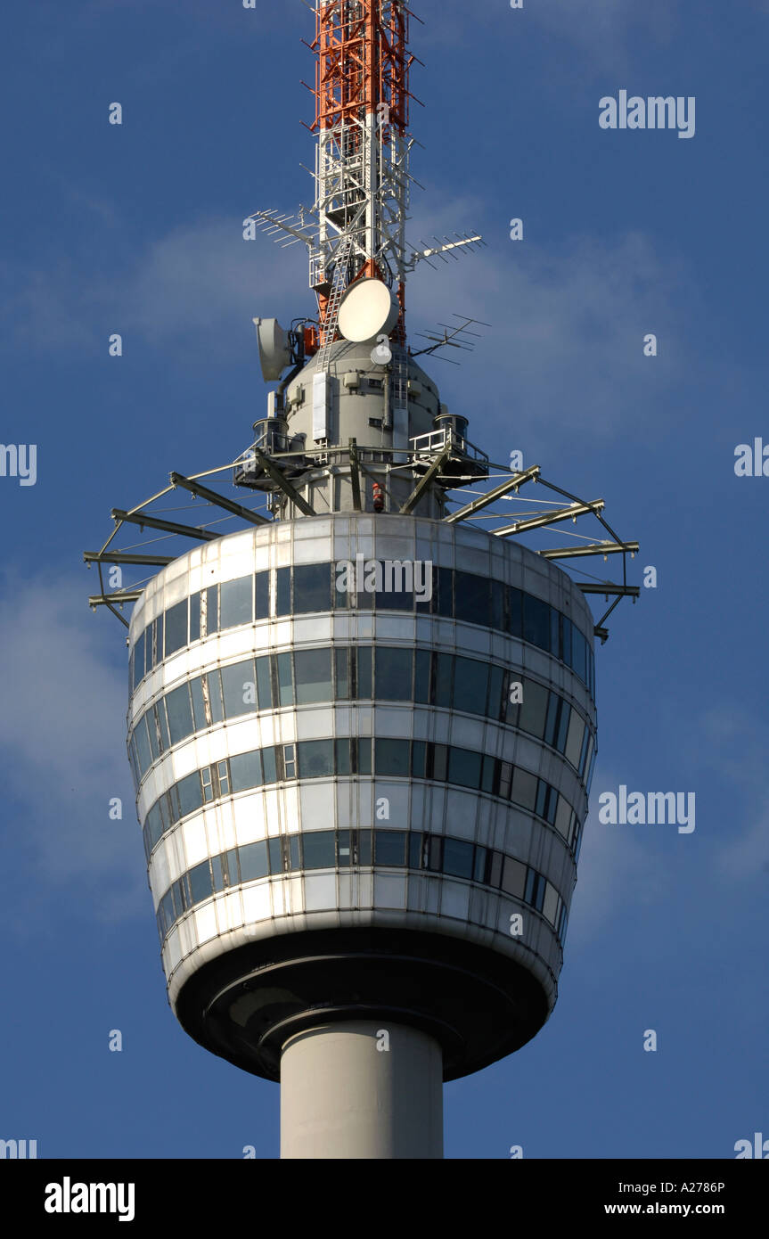 Torre TV di Stoccarda, Baden-Wuerttemberg, Germania Foto Stock