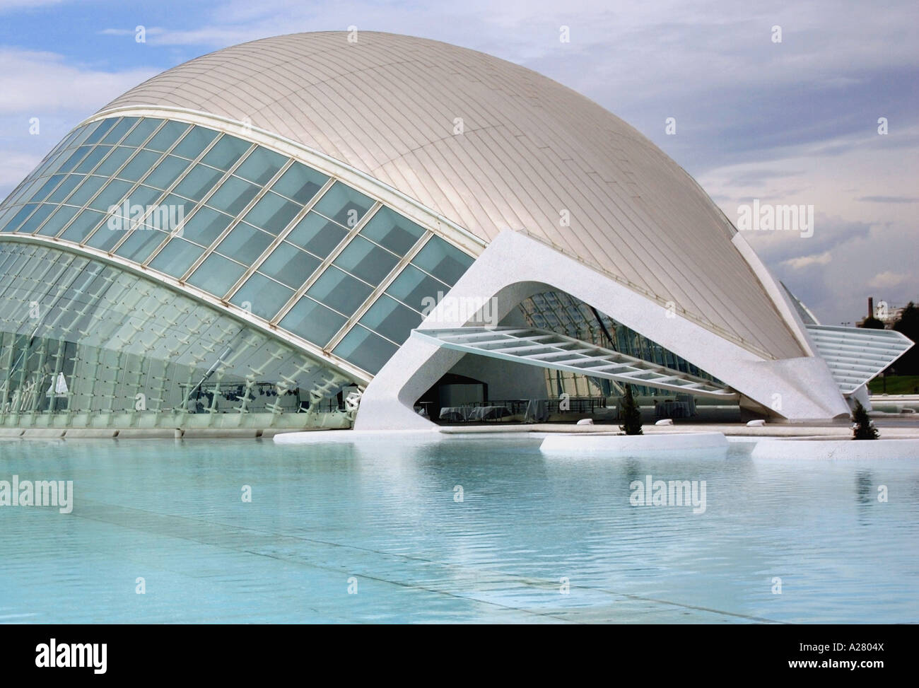 Città delle Arti e delle Scienze di Valencia Comunitat Comunidad Valenciana Costa del Azahar España Spagna spagnolo Iberia Europa europea Foto Stock
