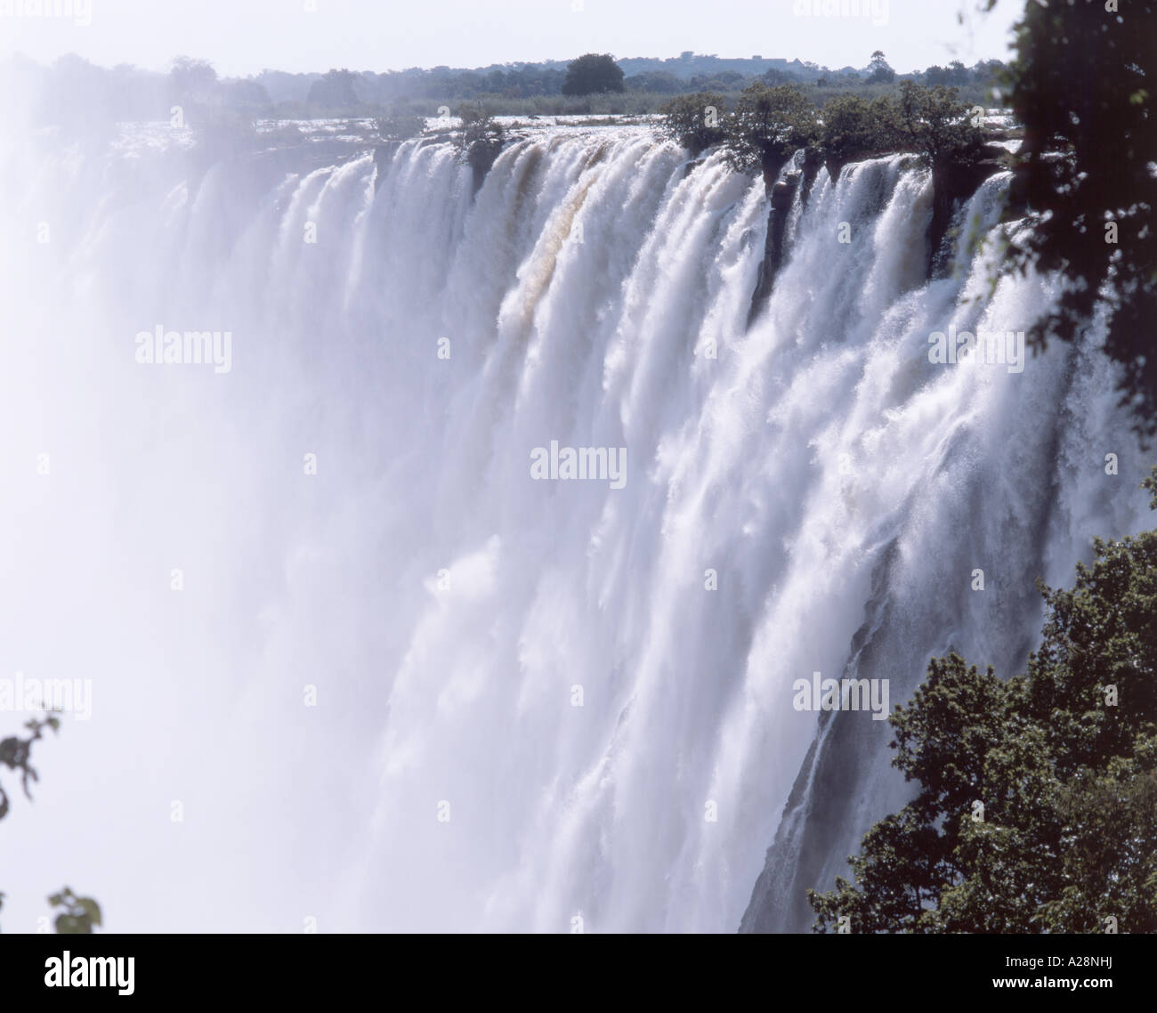 Cascate Victoria (Mosi-oa-Tunya), Livingstone, Provincia del Sud, Repubblica dello Zambia Foto Stock