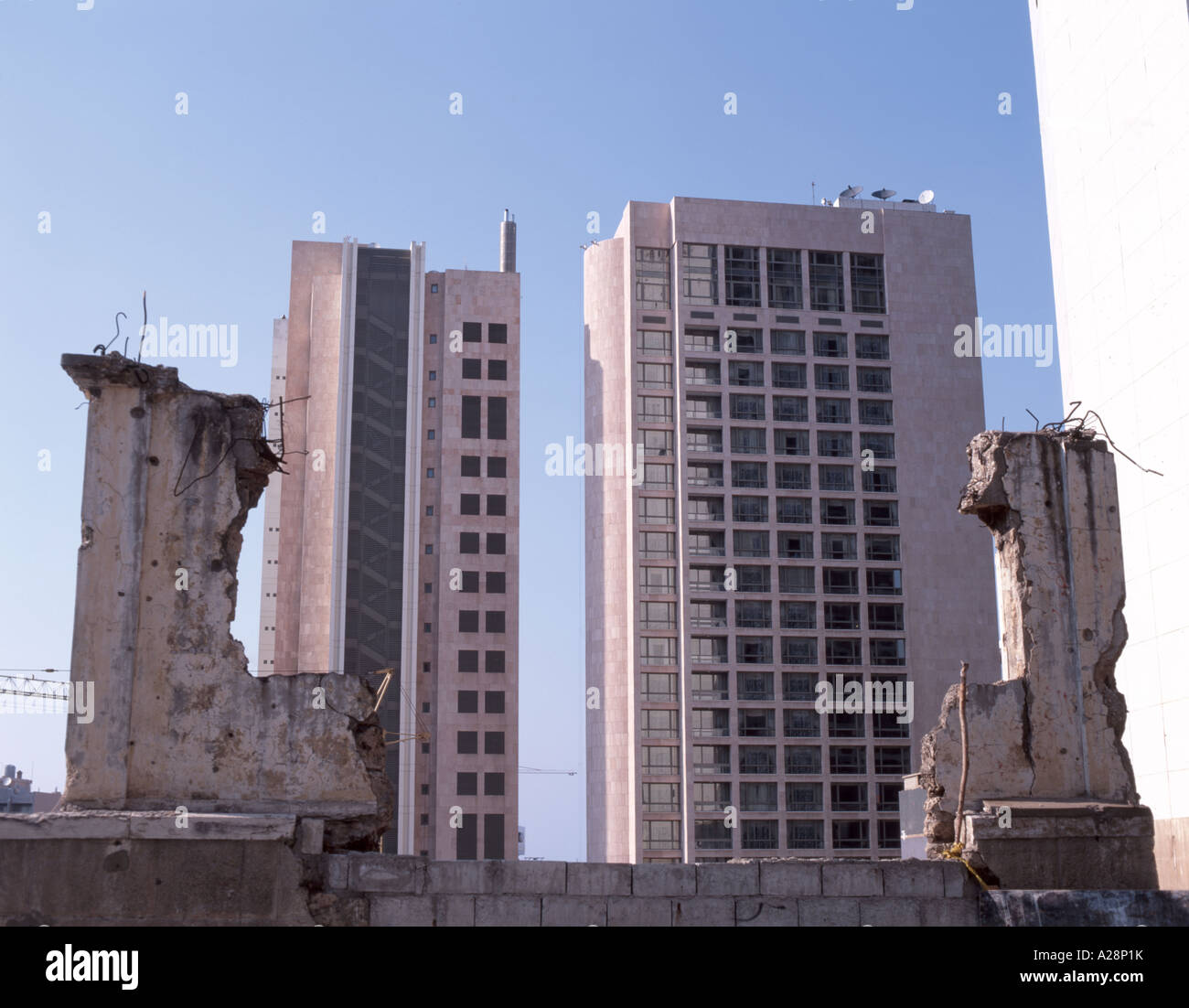 Il centro di ricostruzione, centro città, Beirut Beirut Governatorato, Repubblica del Libano Foto Stock