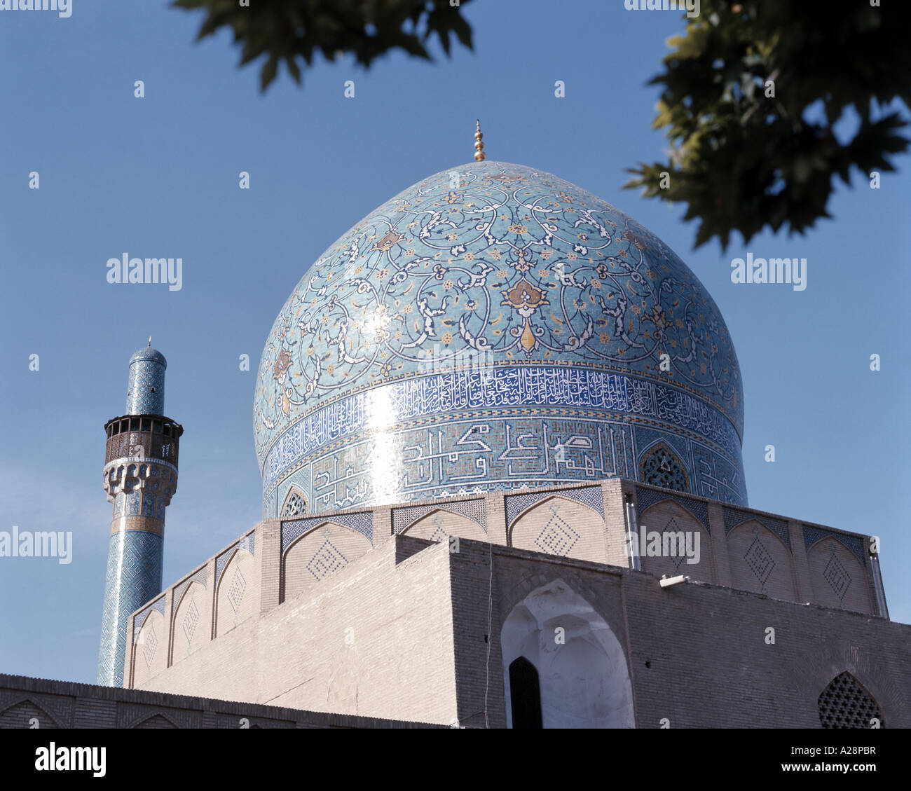 Moschea di Imam (Shah), Piazza Naghsh-e Jahan, Isfahan, Esfahan, Repubblica Islamica dell'Iran Foto Stock