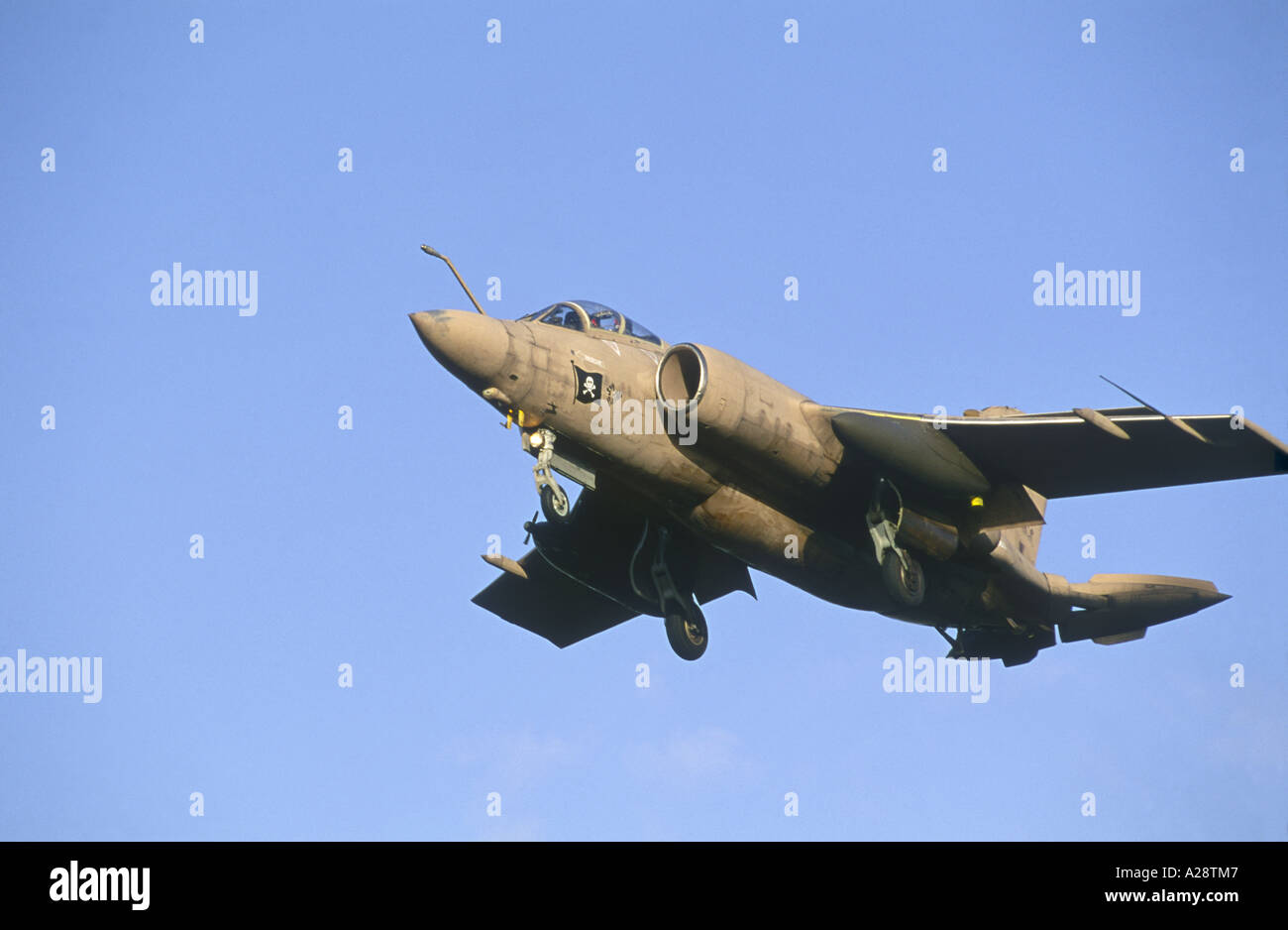 HS Blackburn Buccaneer S2B Golfo veterano di guerra la tempesta di deserto di sabbia colore vernice Foto Stock