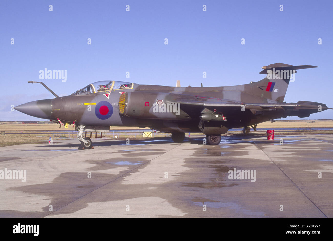 RAF HS Blackburn aeromobili Buccaneer limitata S2B Strike Aircraft. GAV 2184-207 Foto Stock