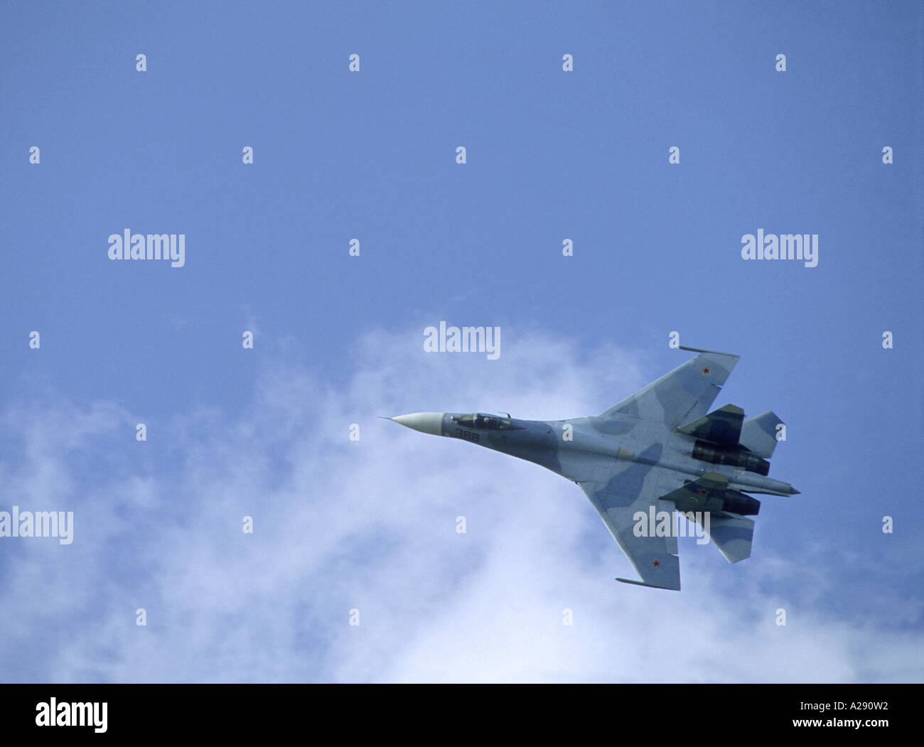 Sukhoi Su-27 il flanker URSS Russia sovietica (ora CIS). GAV 2100-208 Foto Stock