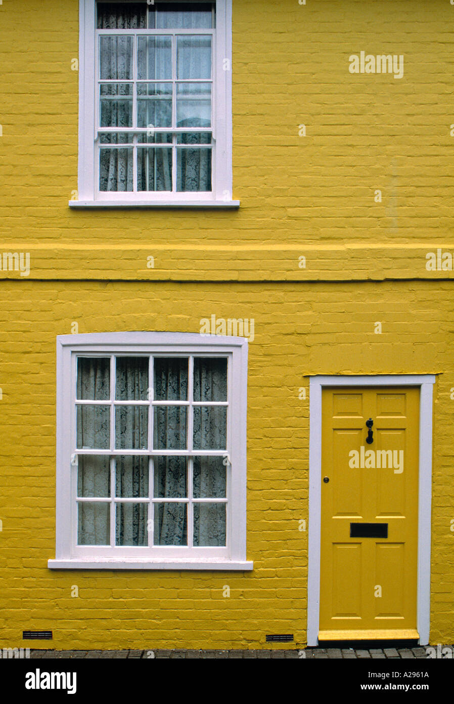 Casa a schiera, Lymington, Hampshire, Inghilterra Foto Stock