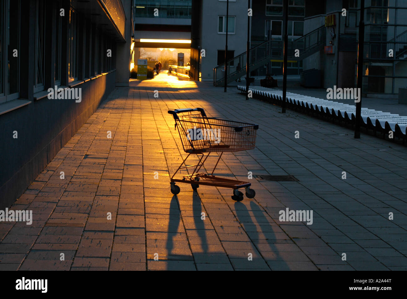 Vienna Danube City, architettura moderna Foto Stock