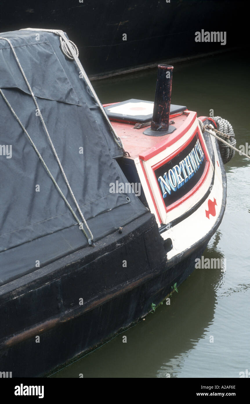 1898 borsisti Morton e Clayton butty Northwich presso il National Waterways Museum Donisthorpe England Regno Unito Foto Stock
