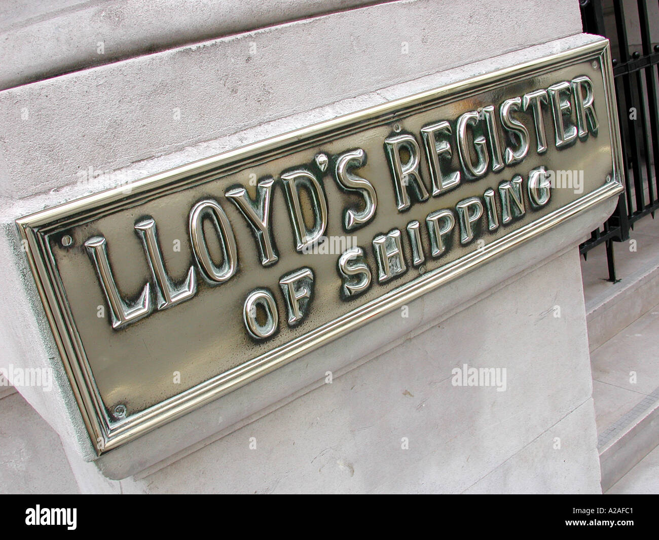 Registro Lloyds edificio segno, Fenchurch Street London EC3, Inghilterra, Regno Unito. Foto Stock
