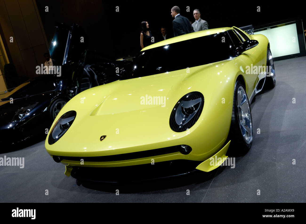 Lamborghini Miura concept car al 2006 North American International Auto Show di Detroit Michigan Foto Stock