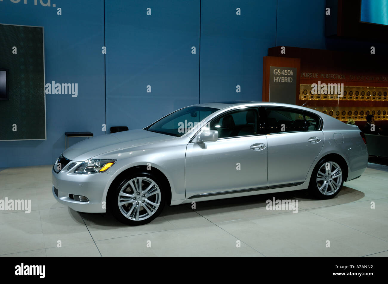 2006 Lexus GS 450h ibrida auto presso il 2006 North American International Auto Show di Detroit Michigan Foto Stock