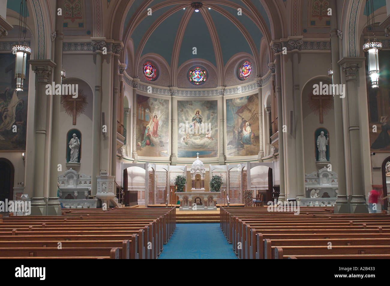 Chiesa Santuario della Medaglia Miracolosa di Philadelphia PA USA Foto Stock