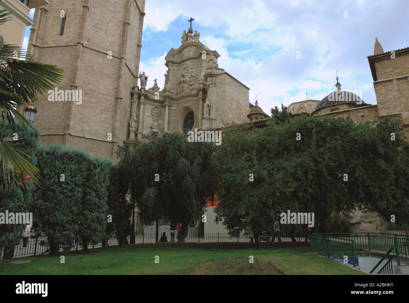 Plaza de la Reina Queen Square Valencia Comunitat Comunidad Valenciana Costa del Azahar España Spagna spagnolo Iberia Europa Foto Stock