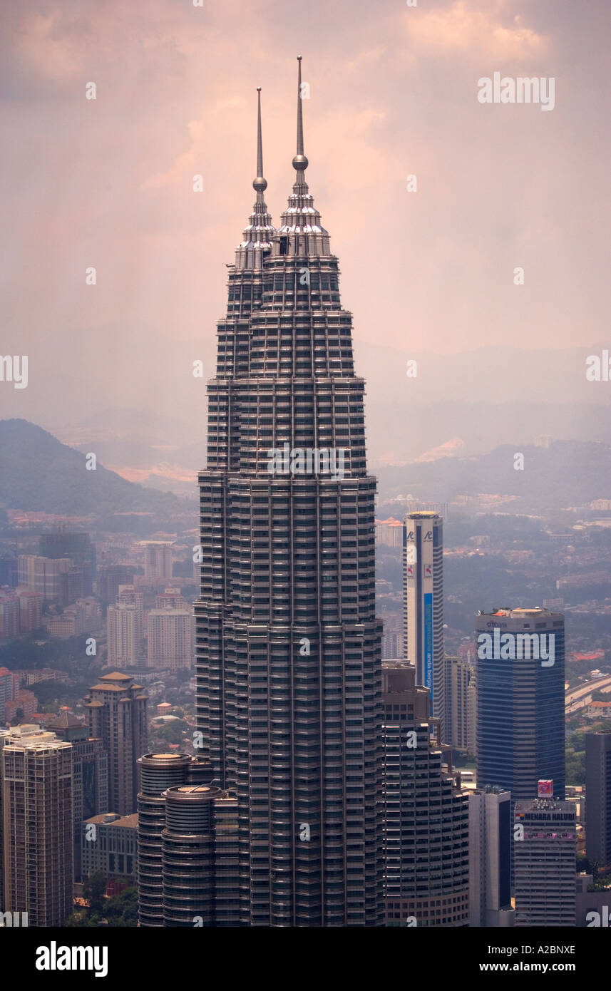 Petronas Twin Towers Kuala Lumpar Malaysia Foto Stock